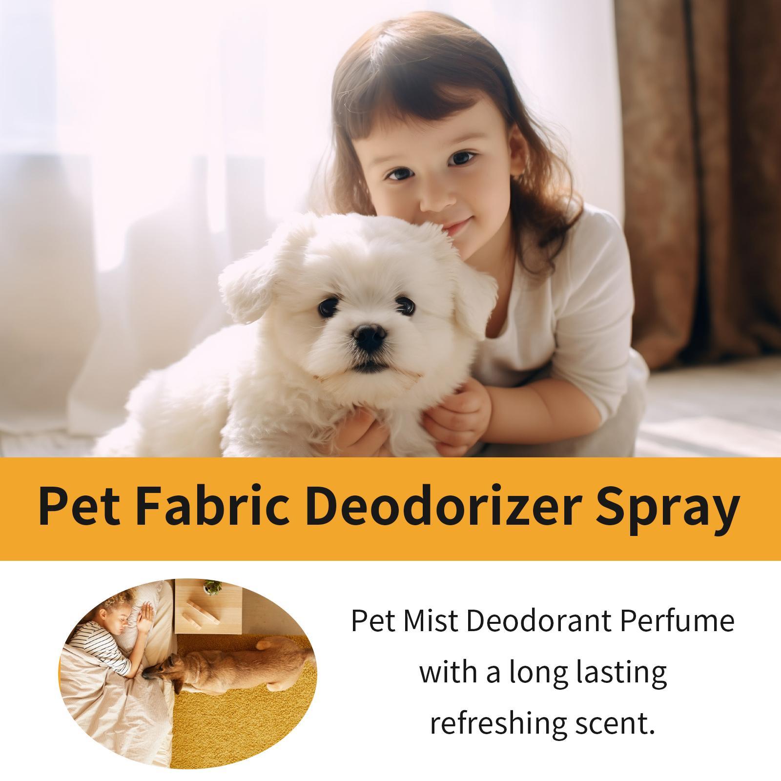 Yegebang Pet Fabric Deodorizer Spray – Long-Lasting Indoor Air Freshener & Odor Eliminator for Homes with Pets