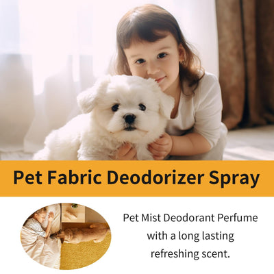 Yegebang Pet Fabric Deodorizer Spray – Long-Lasting Indoor Air Freshener & Odor Eliminator for Homes with Pets