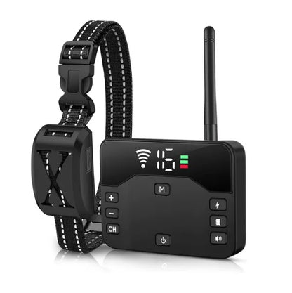 Wireless Electric Dog Fence & Training Collar – Waterproof Remote Boundary System