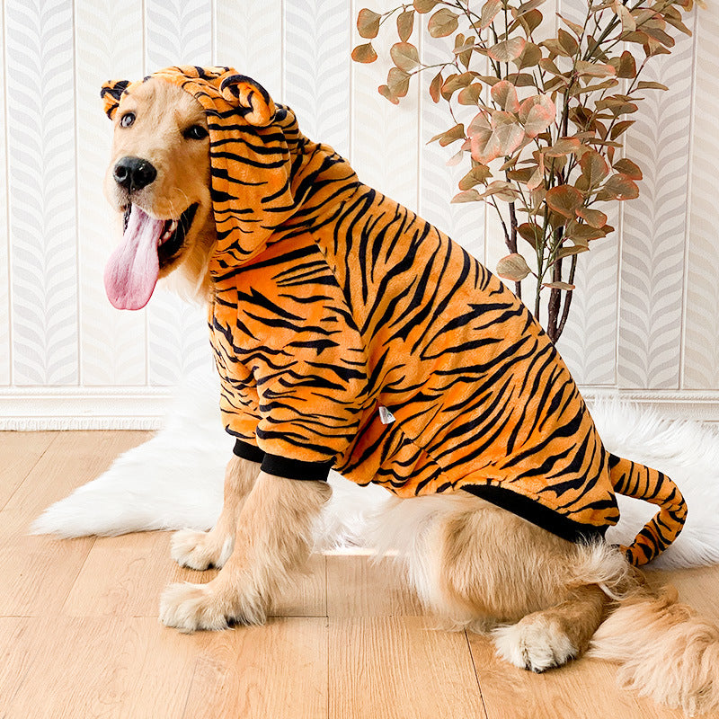 Tiger Pet Costume for Dogs – Golden Retriever Outfit