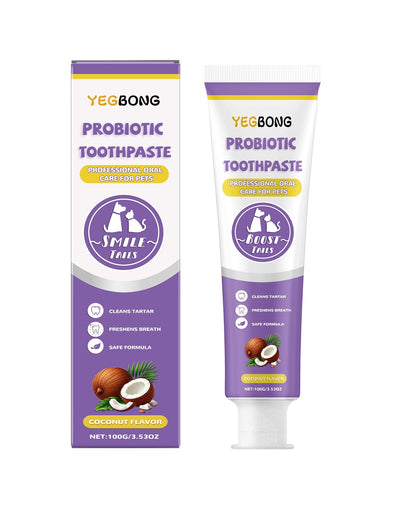 Pet Probiotic Toothpaste – Natural Oral Care for Dogs & Cats | Fresh Breath & Healthy Teeth