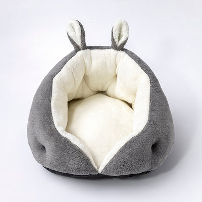 Bunny Ear Design Pet Bed – Soft Plush Dog & Cat Bed | Cozy Faux Fur Nest | Cute Bunny Ear Shape | Free Shipping