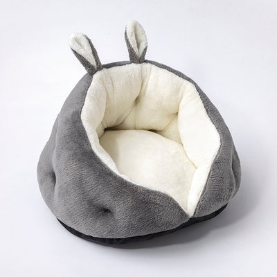 Bunny Ear Design Pet Bed – Soft Plush Dog & Cat Bed | Cozy Faux Fur Nest | Cute Bunny Ear Shape | Free Shipping