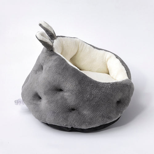 Bunny Ear Design Pet Bed – Soft Plush Dog & Cat Bed | Cozy Faux Fur Nest | Cute Bunny Ear Shape | Free Shipping