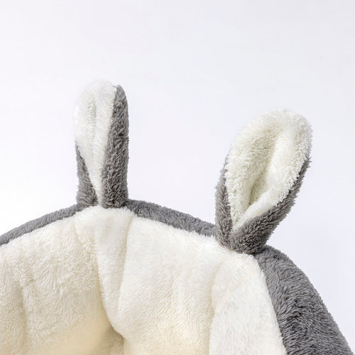 Bunny Ear Design Pet Bed – Soft Plush Dog & Cat Bed | Cozy Faux Fur Nest | Cute Bunny Ear Shape | Free Shipping