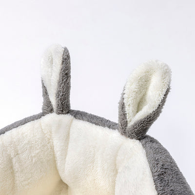 Bunny Ear Design Pet Bed – Soft Plush Dog & Cat Bed | Cozy Faux Fur Nest | Cute Bunny Ear Shape | Free Shipping