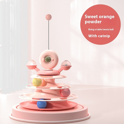 Four-Layer Turntable Cat Toy