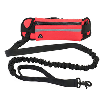 Hands-Free Dog Leash with Bungee – Running Waist Belt for Large Dogs