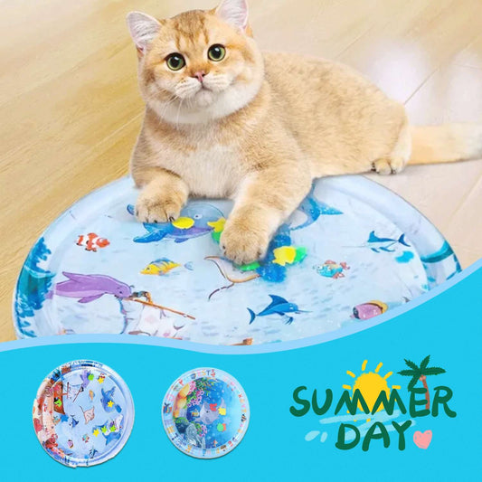 Summer Cooling Pet Water Mat – Inflatable Cat & Dog Ice Pad