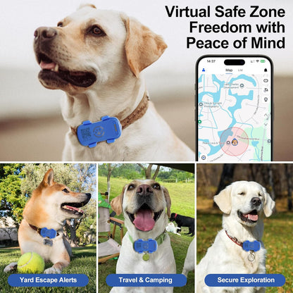 Smart Pet GPS Tracker Collar – Real-Time Tracking & Geo-Fence Alerts