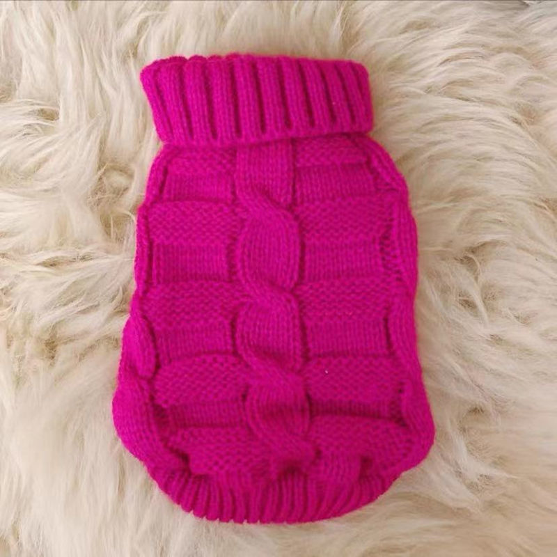 Cat Knitted Sweater – Autumn Winter Warm Pet Clothes