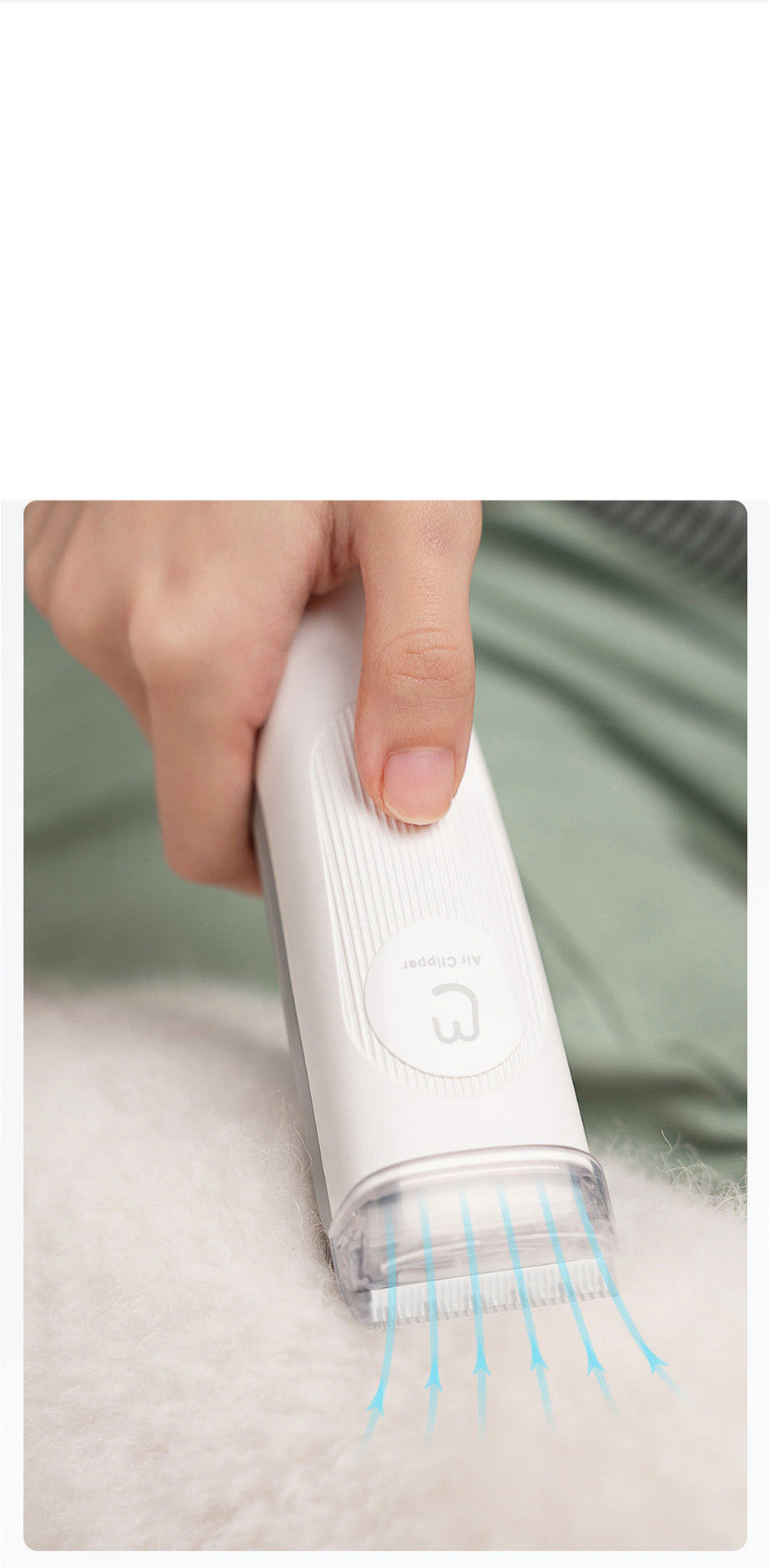 Electric Pet Hair Clipper & Scissors Set