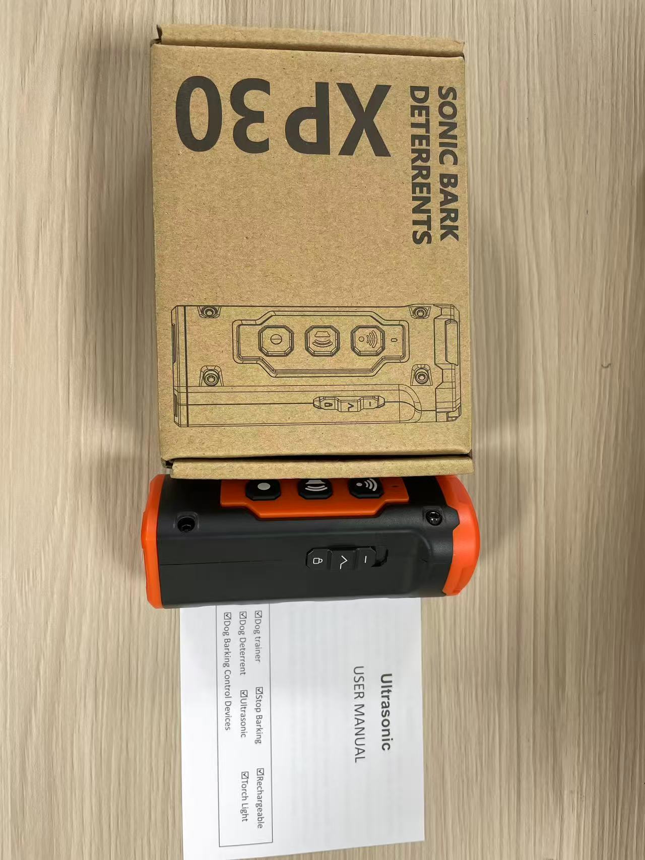 Dog Bark Deterrent Device – Ultrasonic Anti-Bark Training Tool 50ft Range