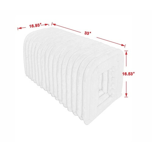 Corduroy Ottoman Storage Bench with Cat Hideaway