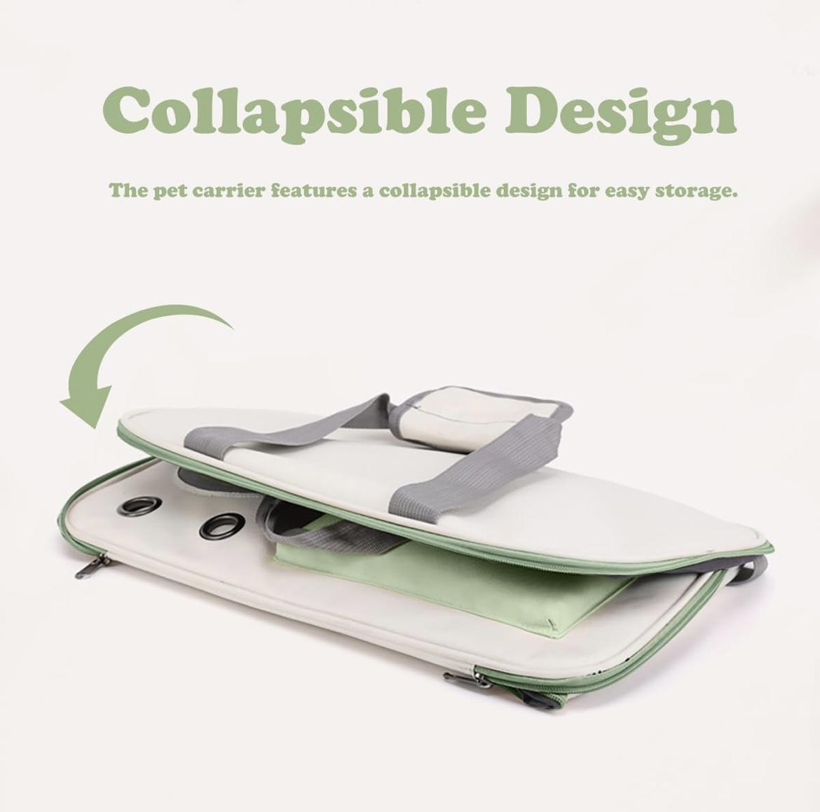 Breathable Pet Shoulder Backpack – Large Capacity Travel Bag for Cats & Small Dogs