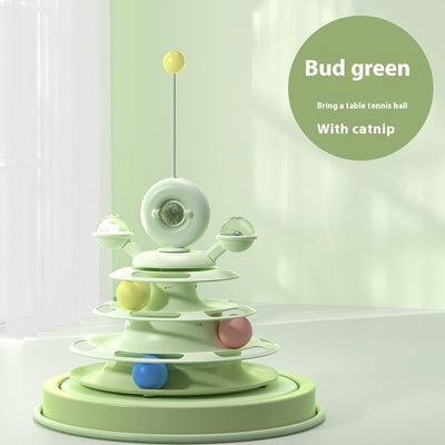 Four-Layer Turntable Cat Toy