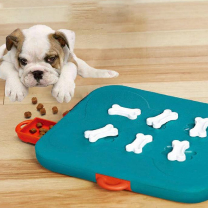Pet Treasure Hunt Puzzle Toy – Interactive Food Spill Game for Dogs & Cats